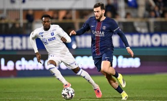 1-0，金球奖先生发威，巴黎圣日耳曼5连胜，暂时坐上法甲榜首宝座